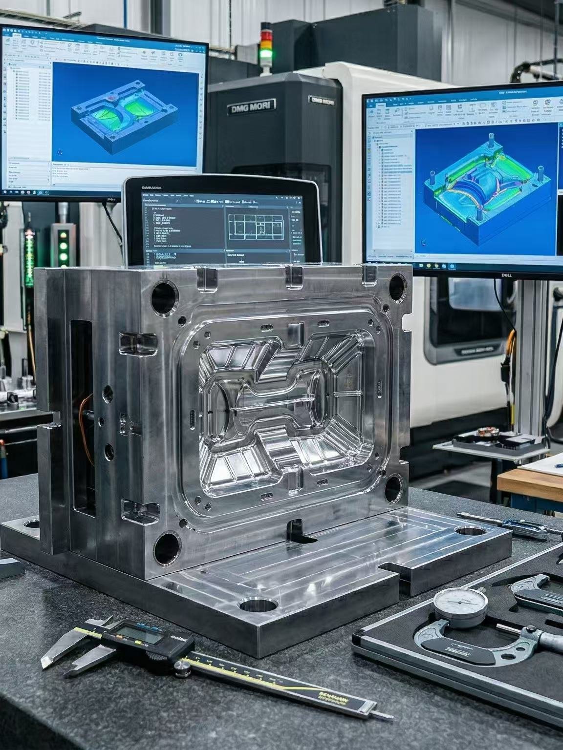 Hydroforming mold machining and tooling work