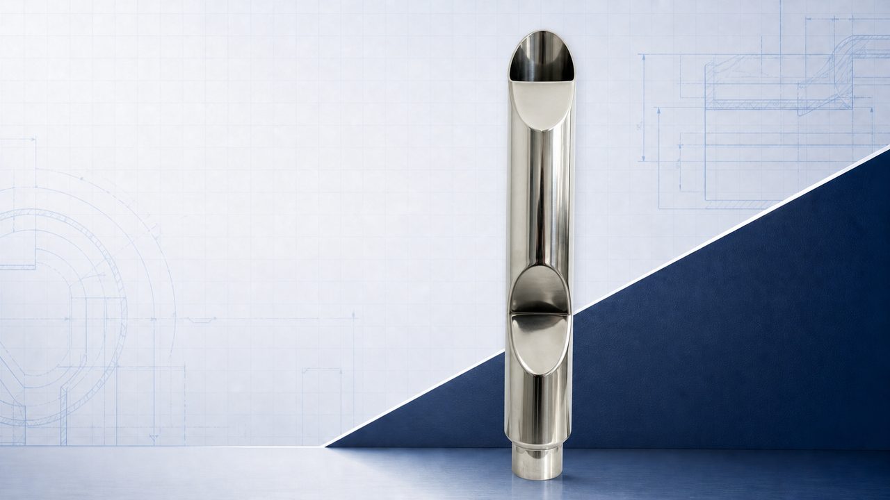 Hydroformed product sample 14